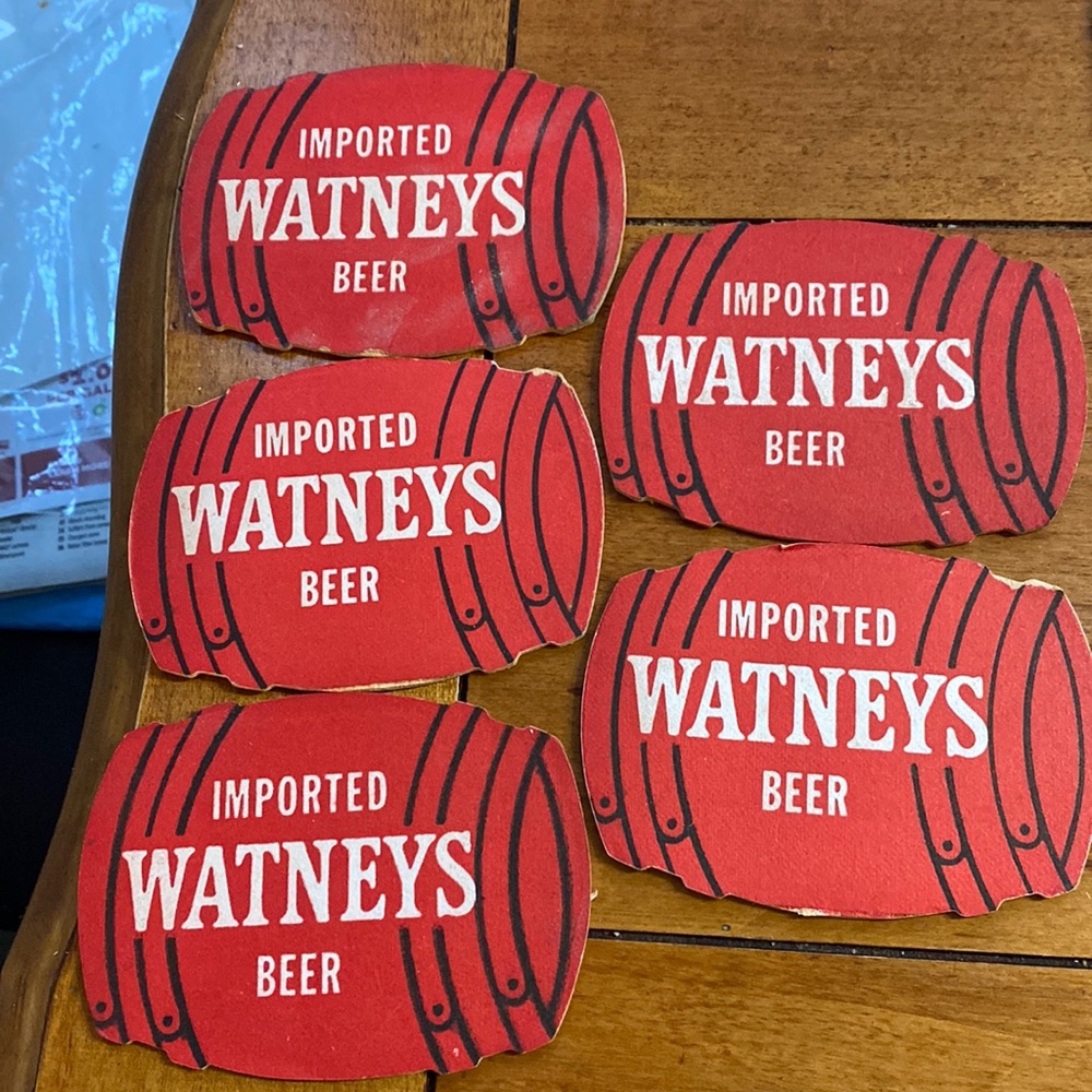 Warner’s Beer Coasters set of 5